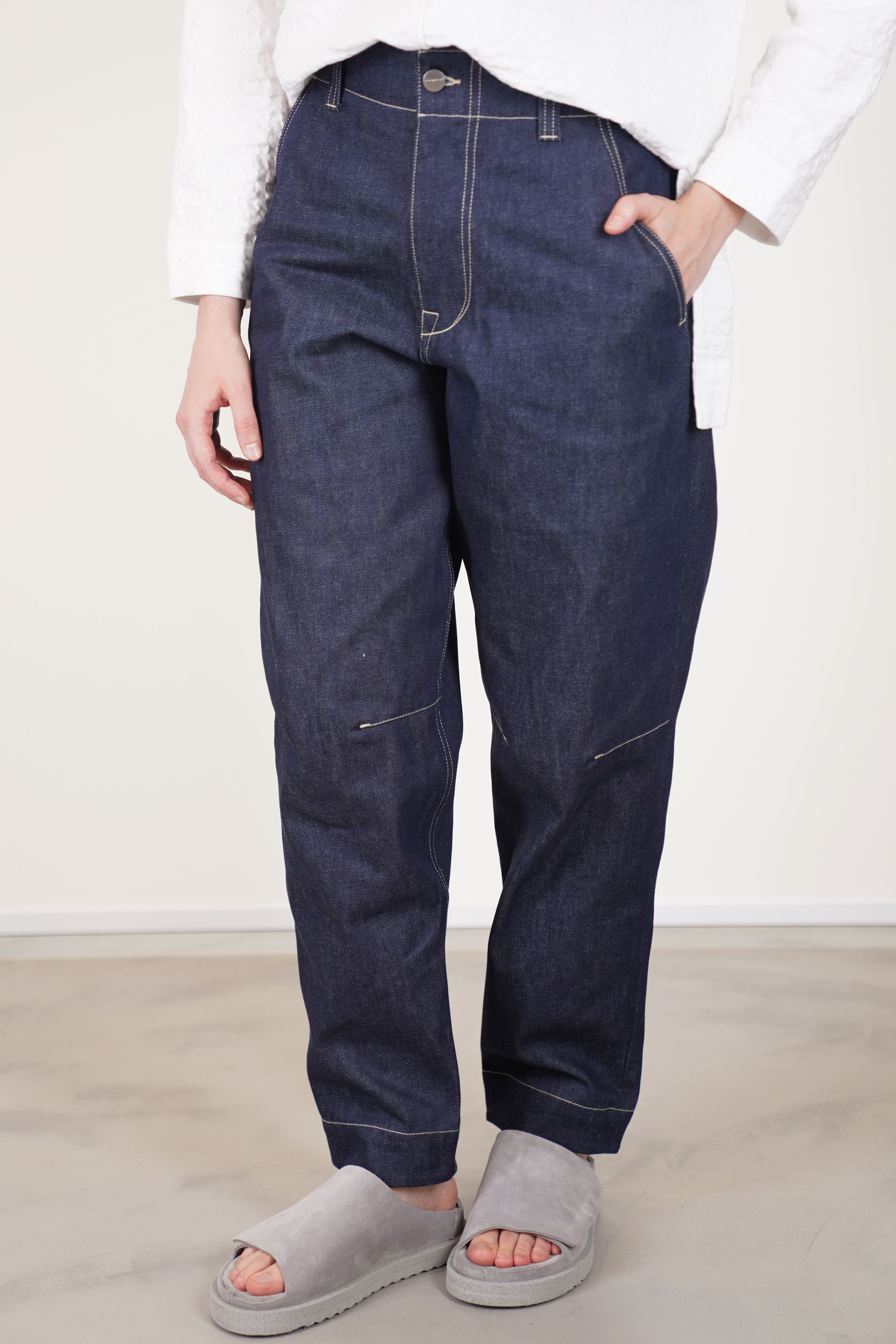 パンツ toogood THE ENGINEER TROUSER 0 Namu Shop - Toogood The Engineer Jean - Indigo Organic Denim