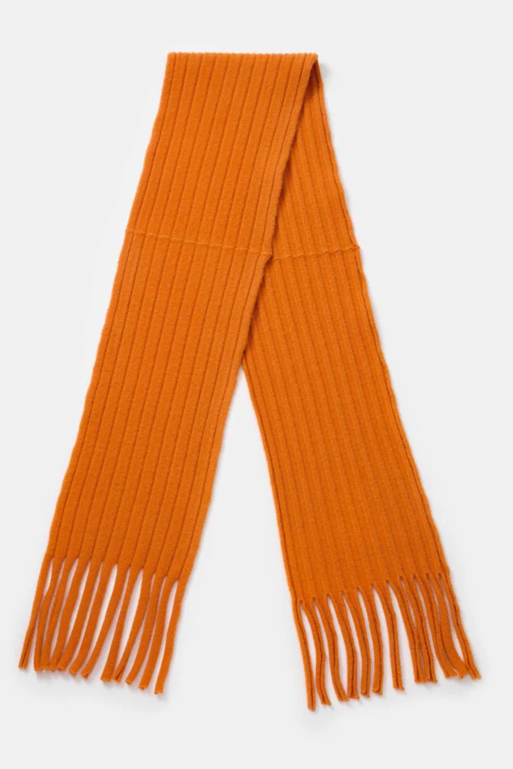 librarian scarf felted wool nasturtium