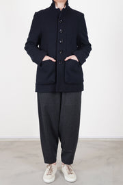 photographer jacket wool cashmere ink