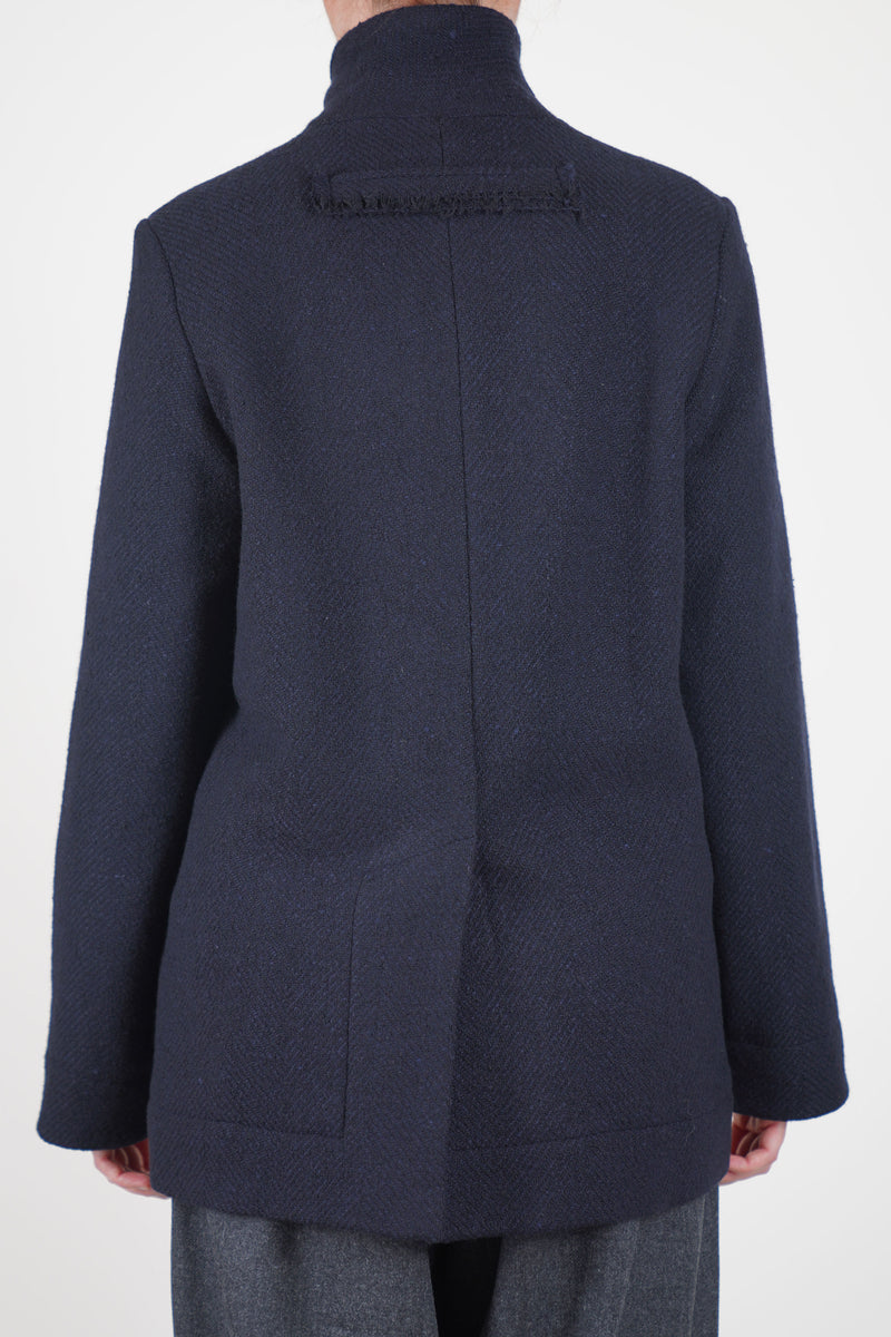 photographer jacket wool cashmere ink