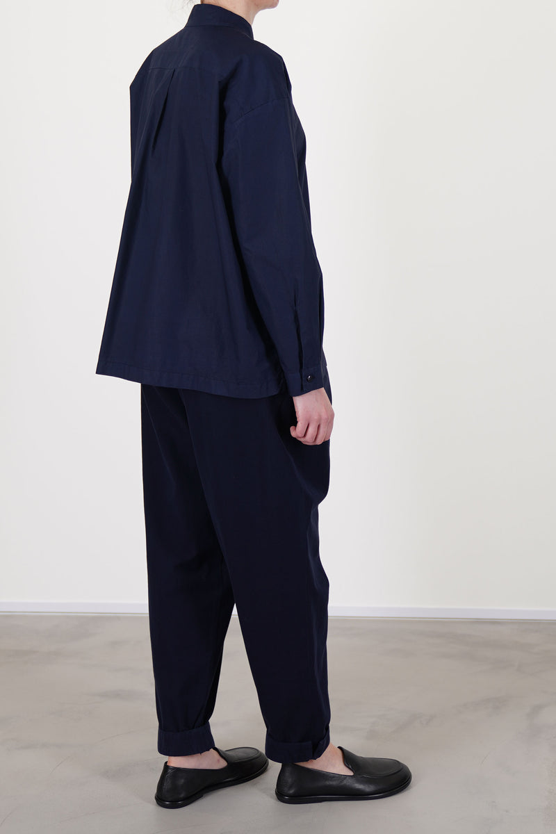 toogood physician shirt ink the back is enhanced with a detailed yoke, and the design is unisex.