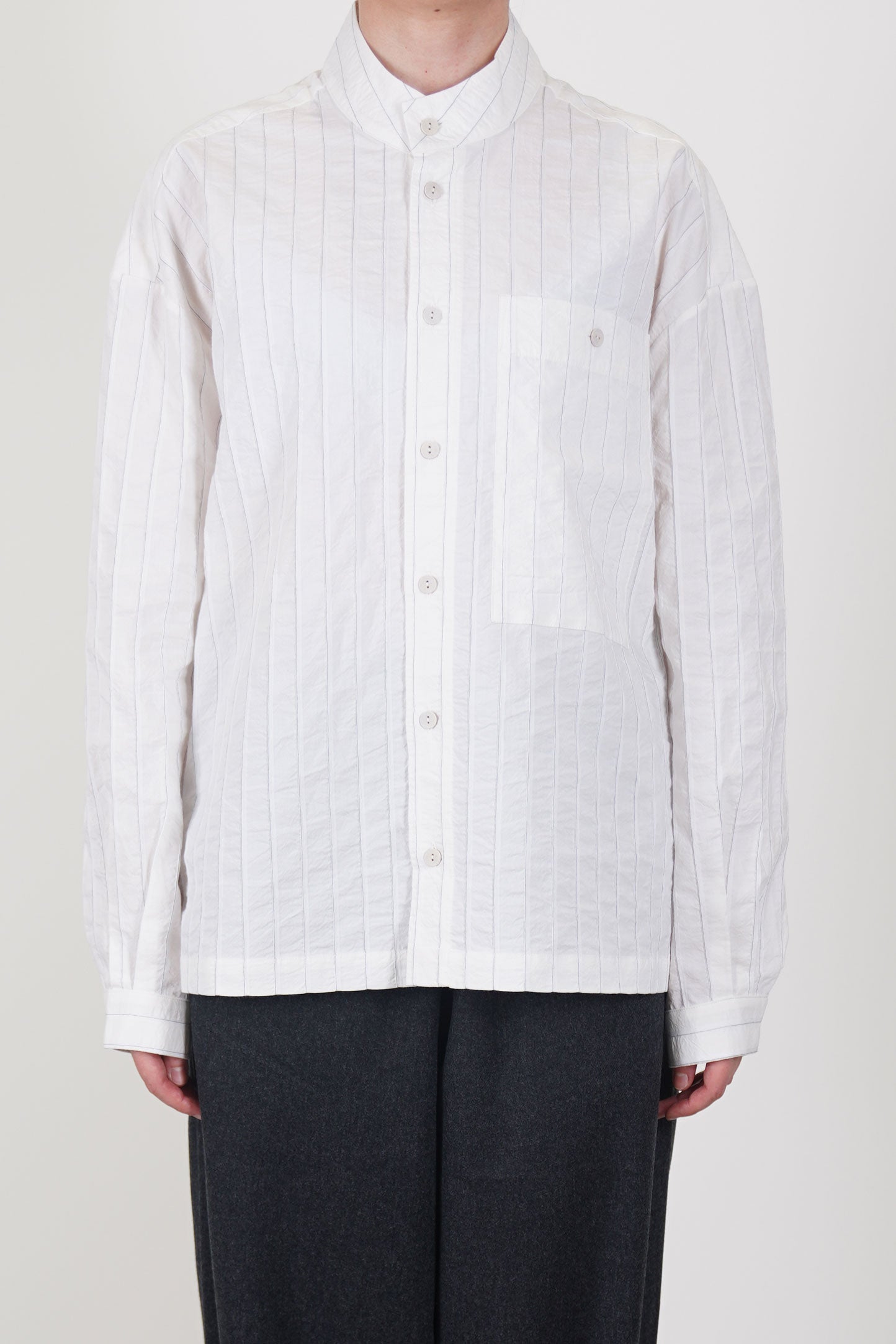 physician shirt raised stripe chalk