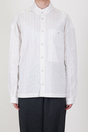 physician shirt raised stripe chalk
