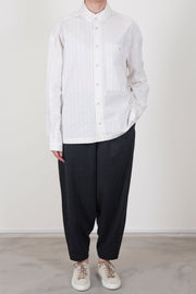 physician shirt raised stripe chalk
