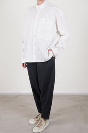 physician shirt raised stripe chalk