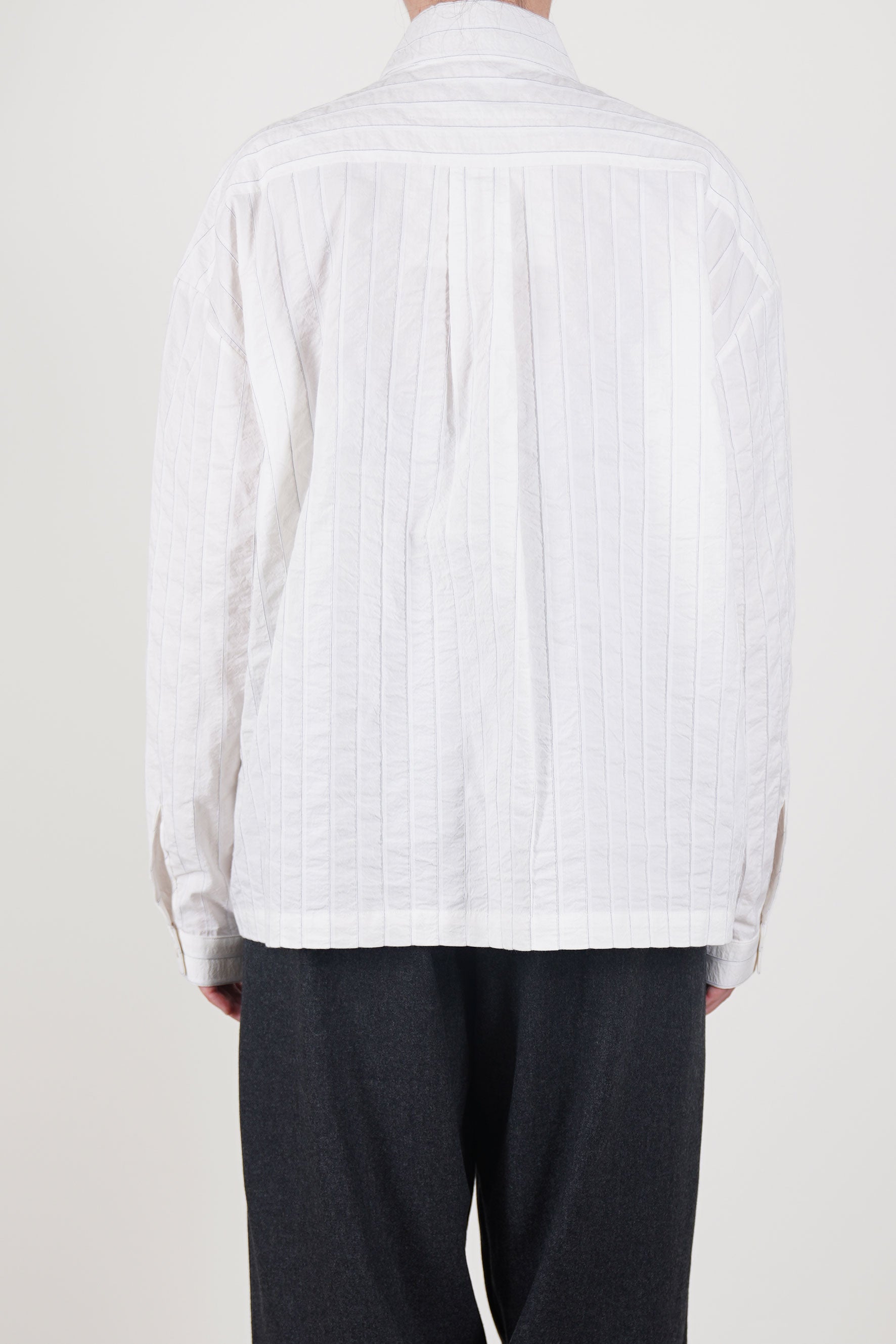 physician shirt raised stripe chalk