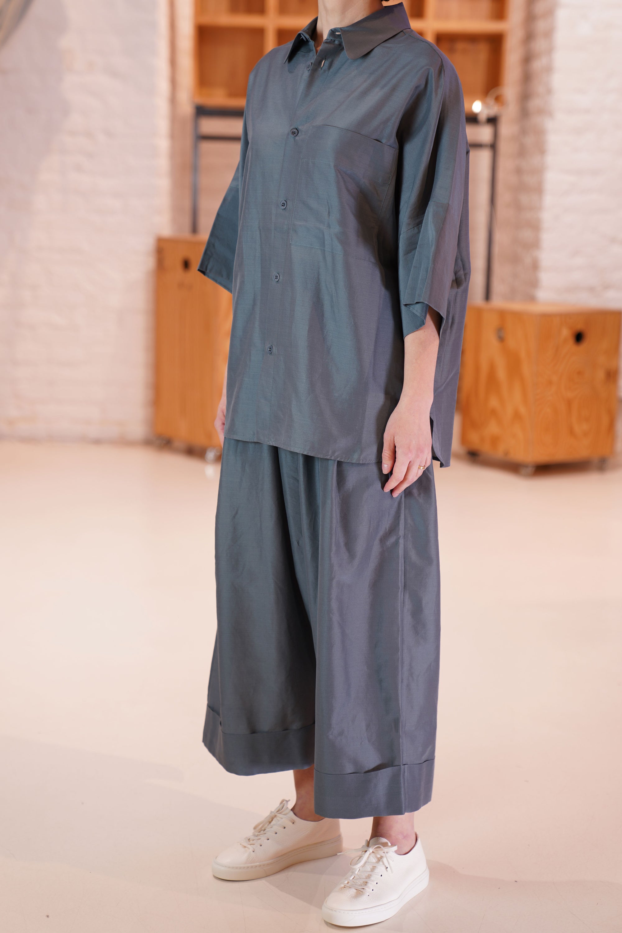 tinker shirt cotton silk lead