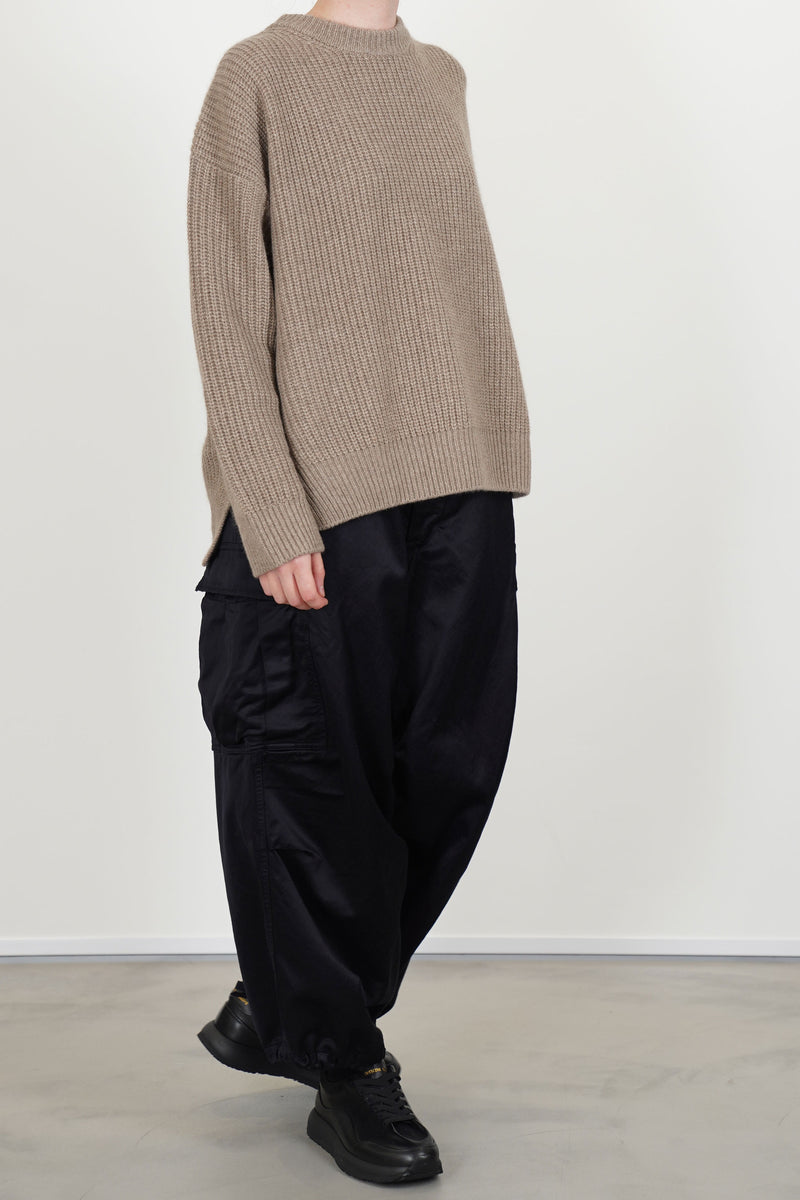 6 pocket baggy pants grayish navy