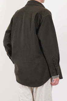 baggy c.p.o. jacket wool cashmere chestnut am43uj02