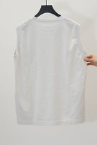 lm42xc12 sleeveless big pocket t-shirt smoke white