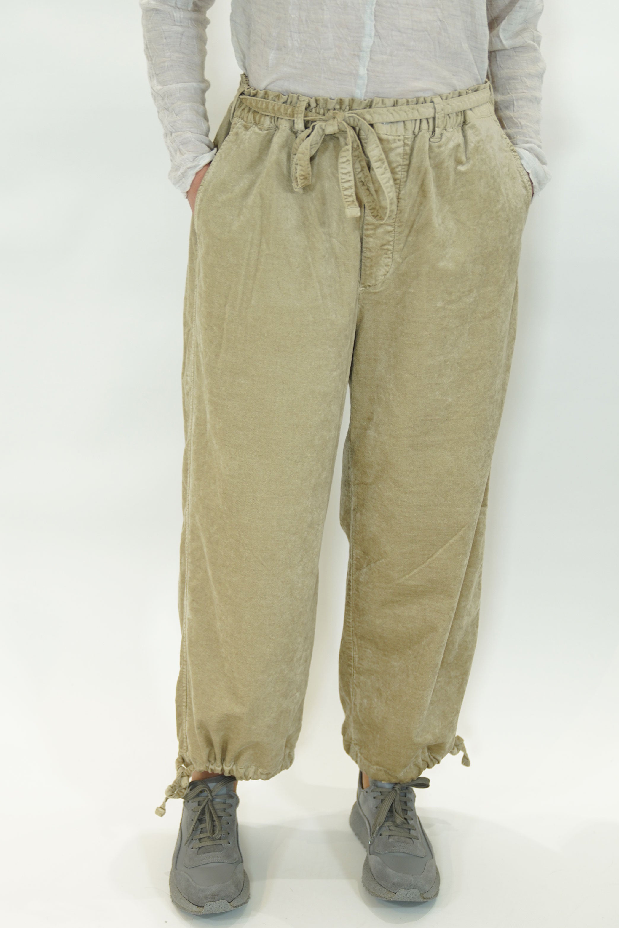toujours tm41ap03 string belt trousers velvet moon