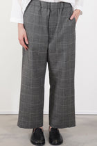 easy trousers wool linen grey tm43op05