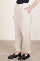 pegtop easy pants corduroy heather oatmeal tm43rp04