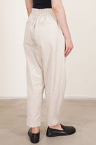 pegtop easy pants corduroy heather oatmeal tm43rp04