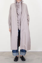 back side pleated shirt dress grayish rose ym43qd05