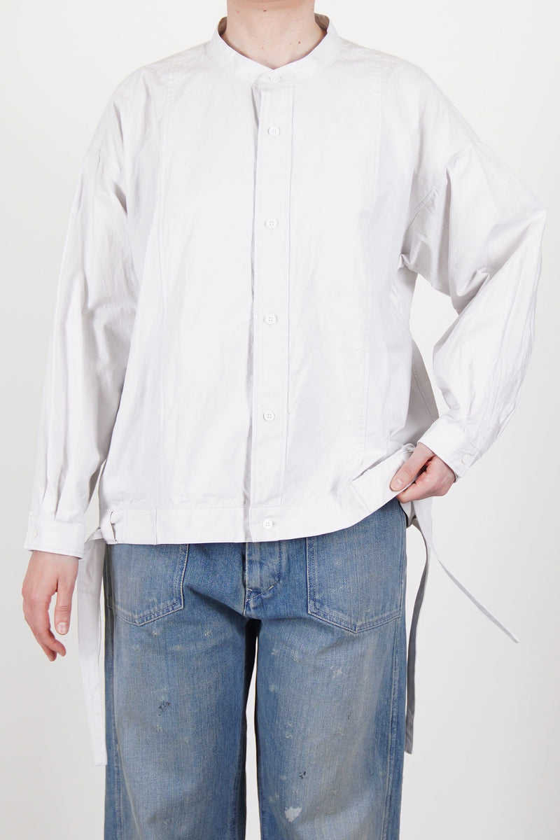 side string blouson shirt chalk white ym43qs01