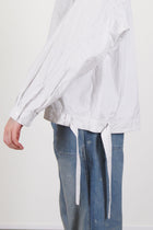 side string blouson shirt chalk white ym43qs01