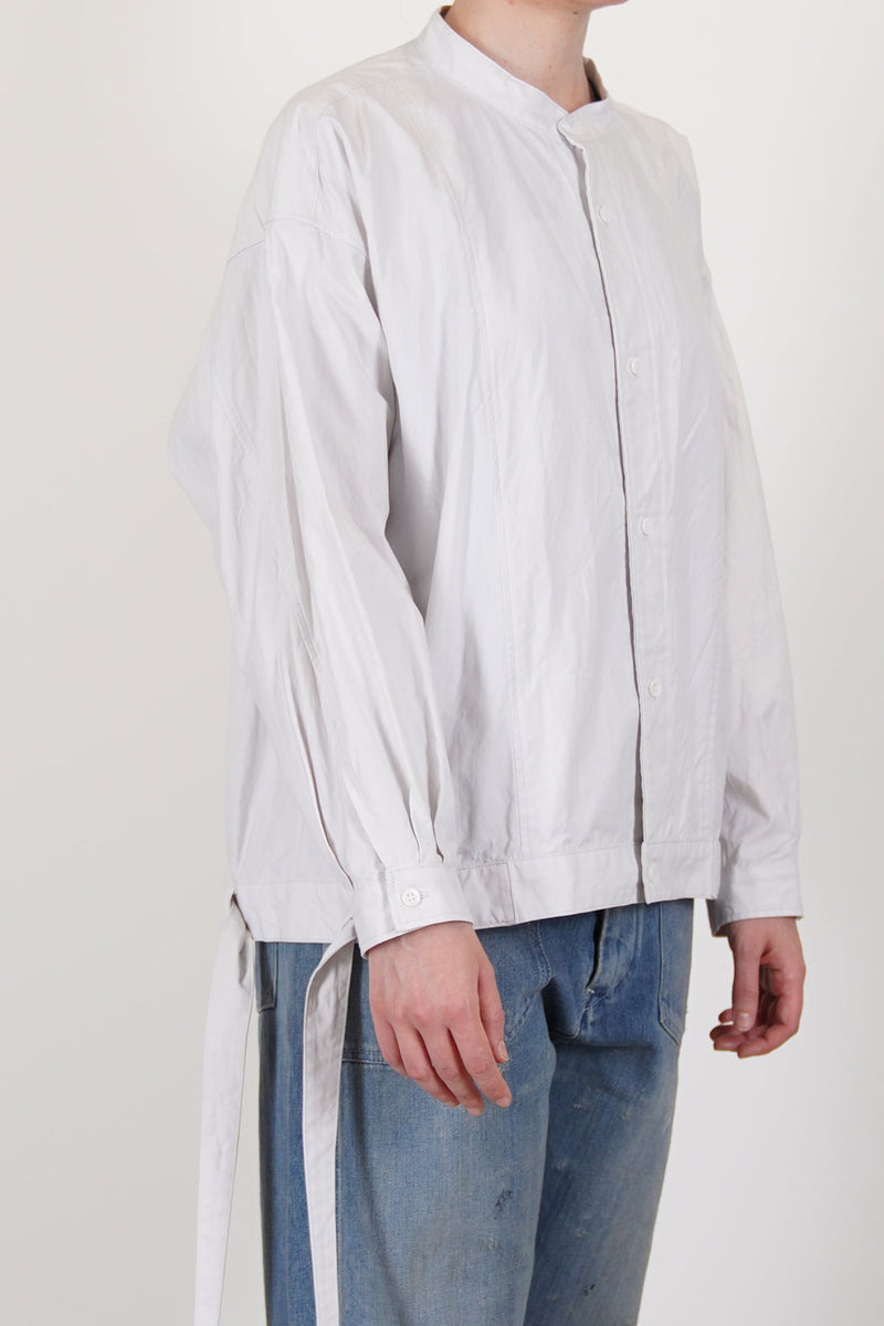 side string blouson shirt chalk white ym43qs01