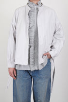 side string blouson shirt chalk white ym43qs01