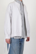 side string blouson shirt chalk white ym43qs01