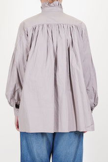 band collar shirt grayish rose ym43qs02