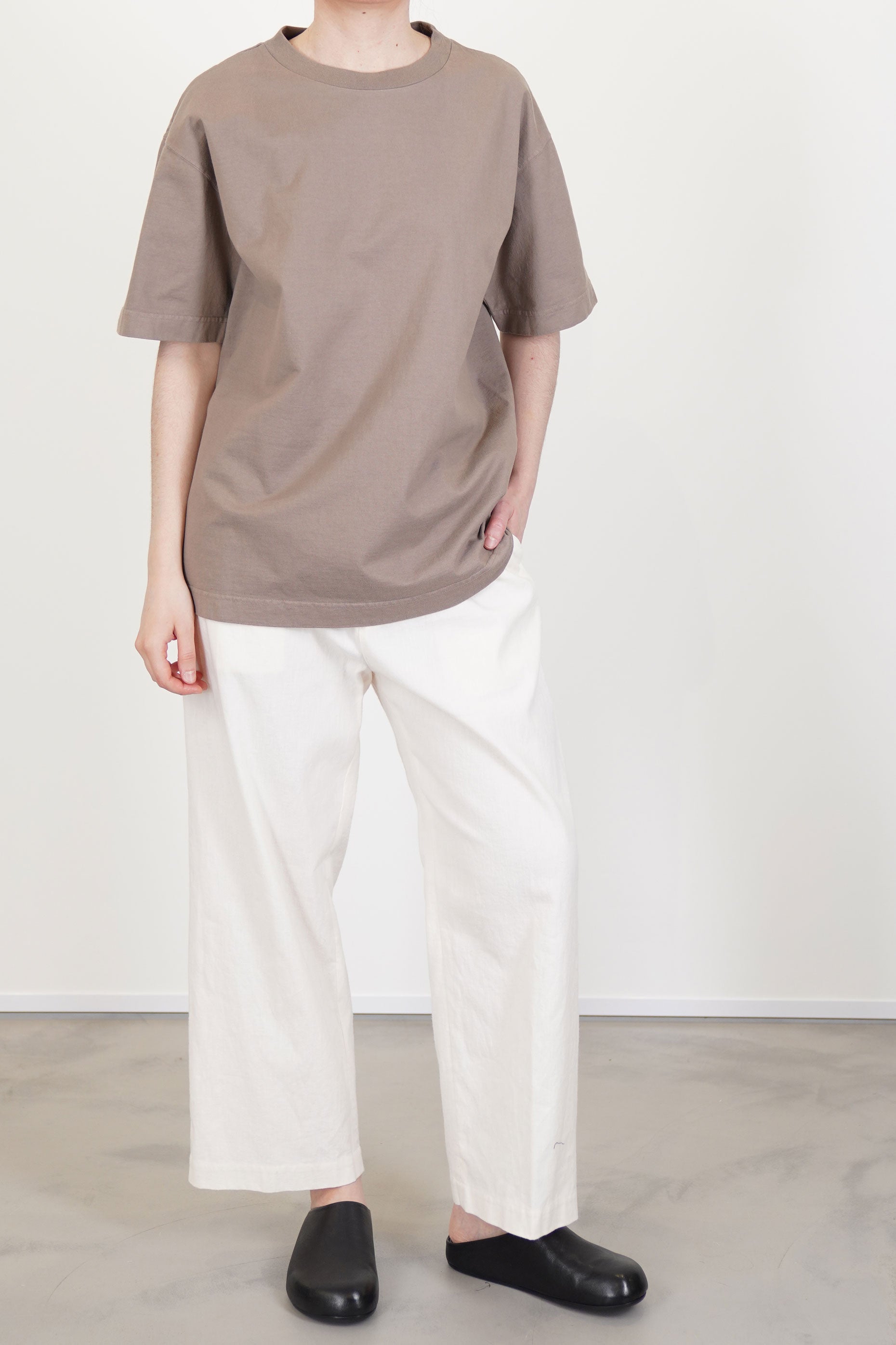big t-shirt smoke taupe