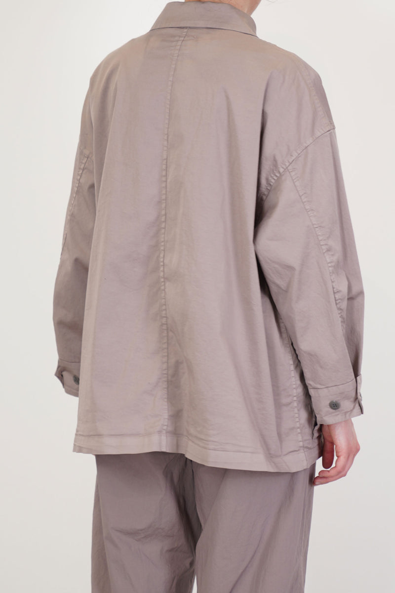 coverall jacket taupe