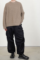 6 pocket baggy pants grayish navy