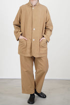 oversize work jacket camel