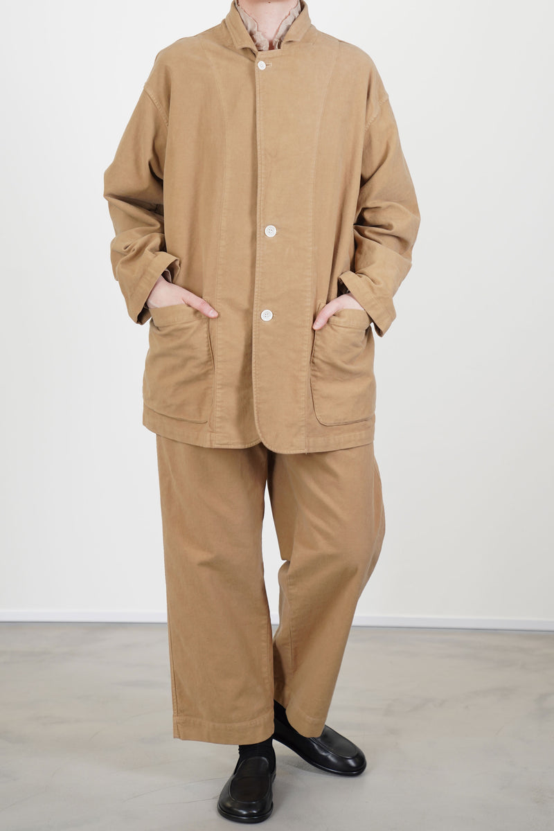 oversize work jacket camel