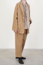 oversize work jacket camel