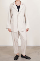 oversized button sack jacket corduroy heather oatmeal tm43rj01