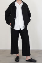 oversized harrington jacket ink black