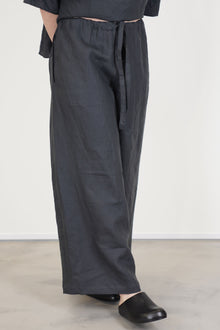 vesper pant linen charcoal