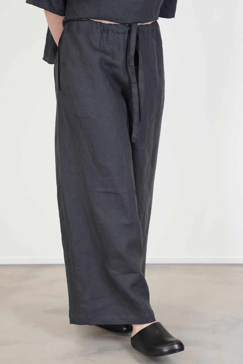 vesper pant linen charcoal