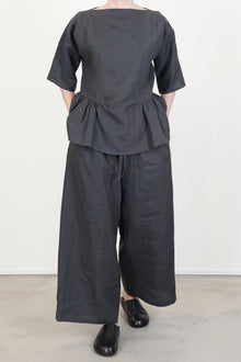 vesper pant linen charcoal