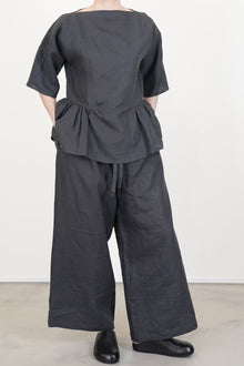 vesper pant linen charcoal