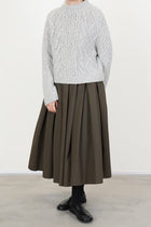 elouise sweater cashmere silk dust