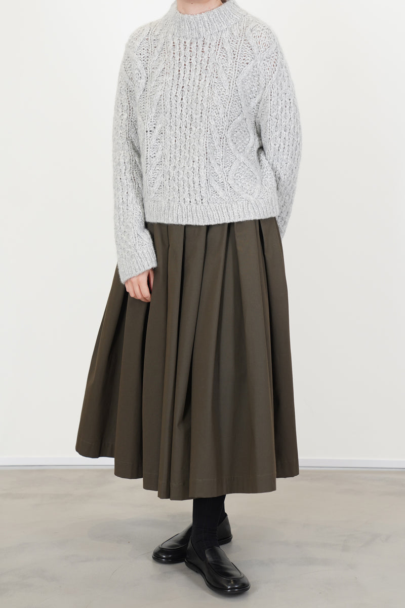 elouise sweater cashmere silk dust