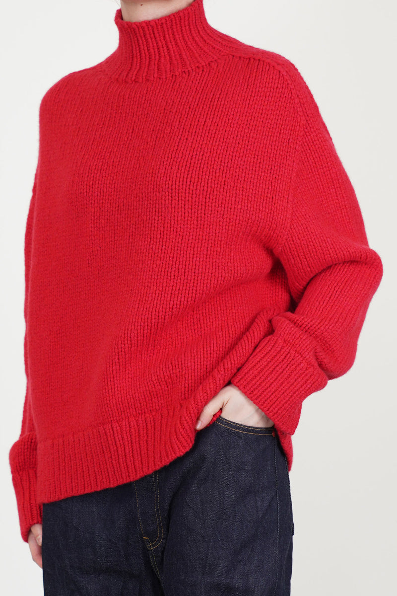 hito sweater cashmere tomato