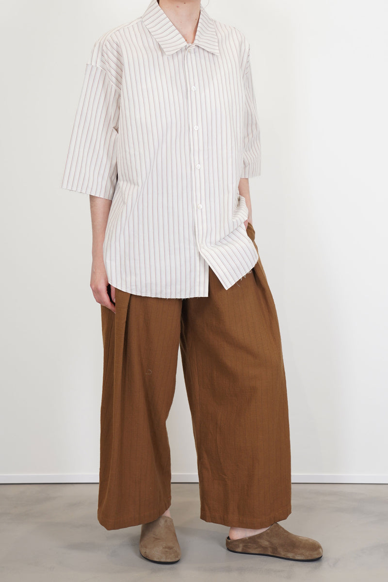kassel trousers ochre pinstripe