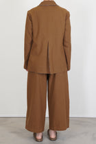 leusdon jacket ochre pinstripe
