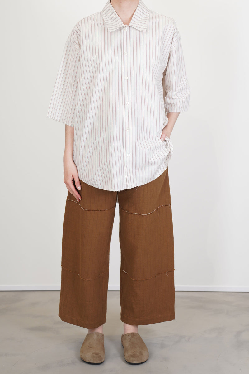 manaton shirt chalk brick pinstripe