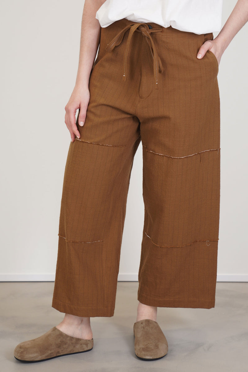 trousers haytor ochre pinstripe