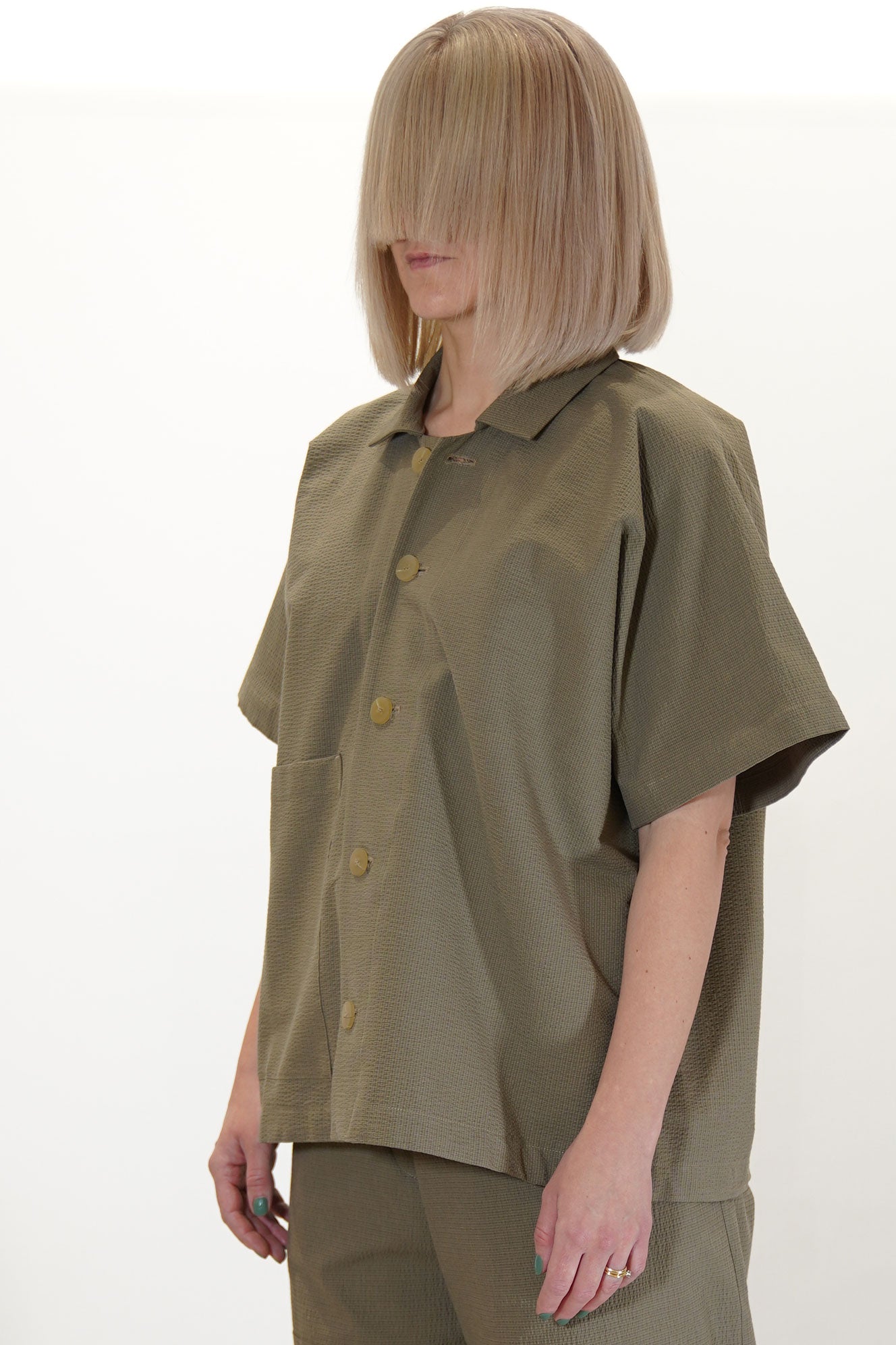 wd-096-cl camp collar shirt clay