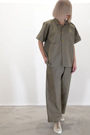 wd-096-cl camp collar shirt clay
