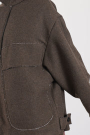 wd-112-br langhaus jacket woolen bracken