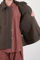 wd-112-br langhaus jacket woolen bracken