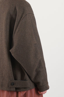 wd-112-br langhaus jacket woolen bracken