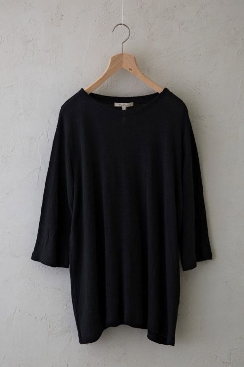 Linen Tunic Black-S